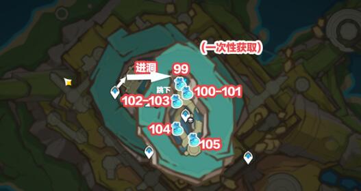 原神青蜜梅采集路线