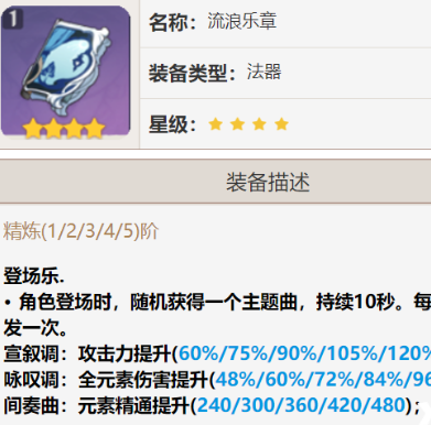 原神鹿野院平藏武器推荐