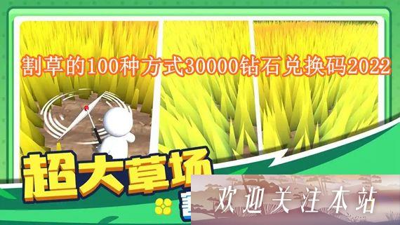 《割草100种方式：30000钻石兑换码公布》