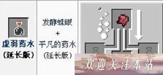 《我的世界》虚弱药水制作全攻略