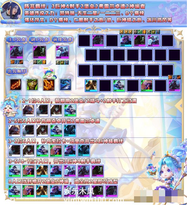 金铲铲之战堡垒巨神射怎么玩-金铲铲之战堡垒巨神射玩法攻略