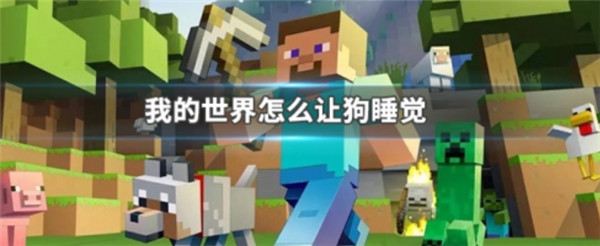 我的世界怎么让狗睡觉-我的世界让狗睡觉方法
