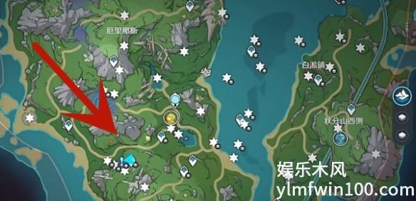 原神中海沫村水神瞳位置在哪里-原神中海沫村水神瞳位置攻略